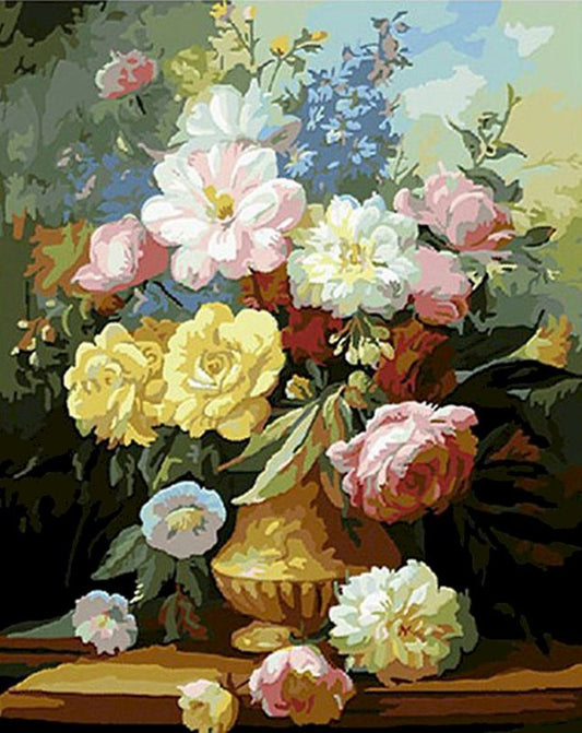 Pintura Flores Greco