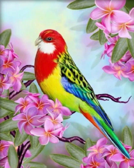 Pajarito en Flores