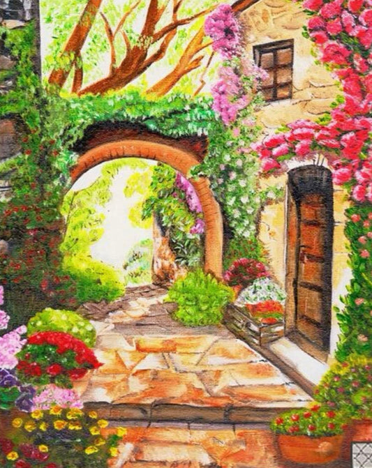 Arco de Follaje Verde