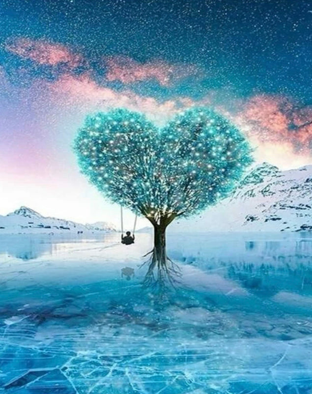Arbol Corazon Azul