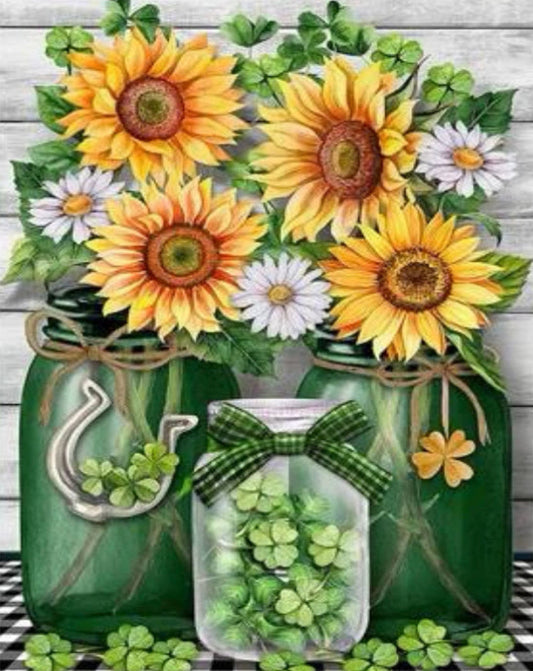 Frascos de Girasoles