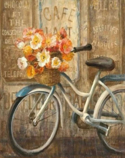 Bicicleta y Flores