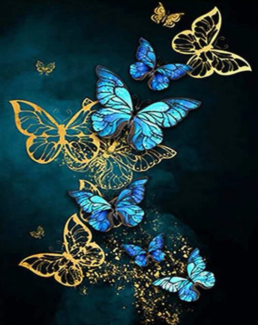 Mariposas Golden y Blue