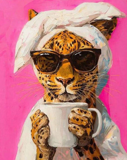 Leopardo con Lentes