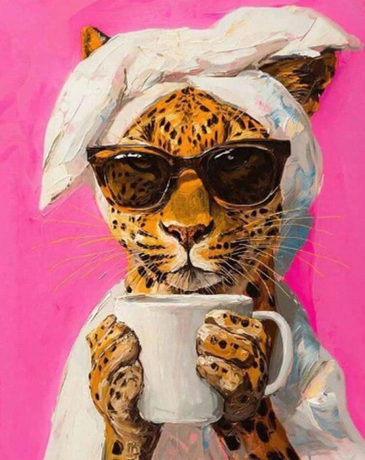 Leopardo con Lentes