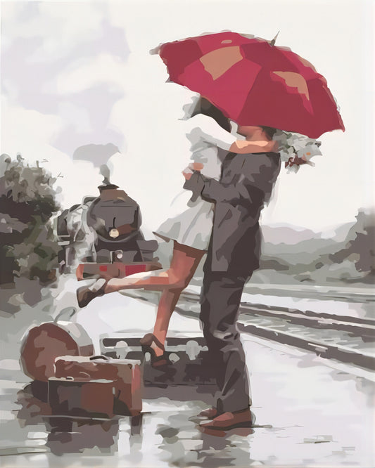 El Beso Bajo el Paraguas