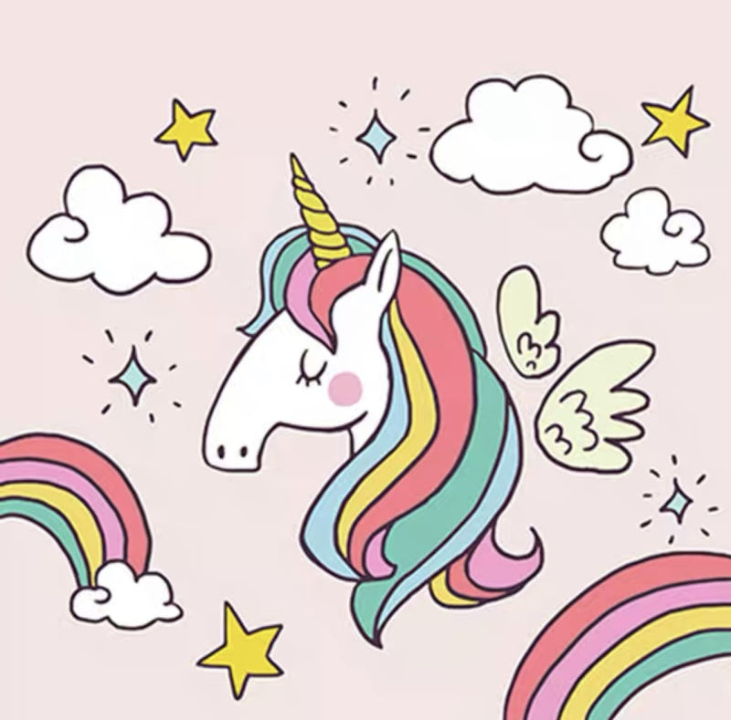 Unicornio y Nubes