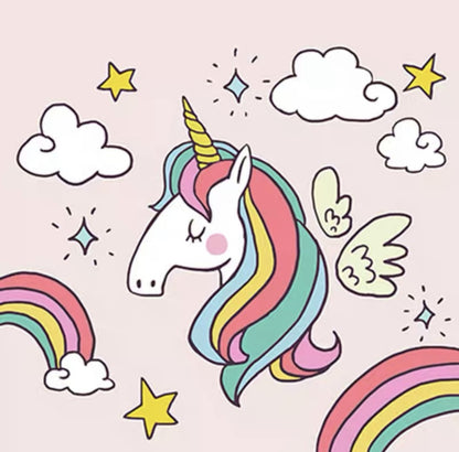 Unicornio y Nubes